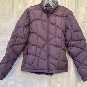 Isis women's Lavender Quilted Down Puffer Jacket size 12 $75